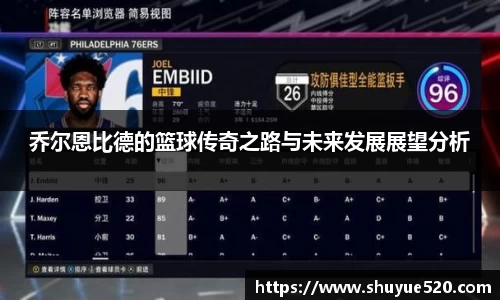 乔尔恩比德的篮球传奇之路与未来发展展望分析